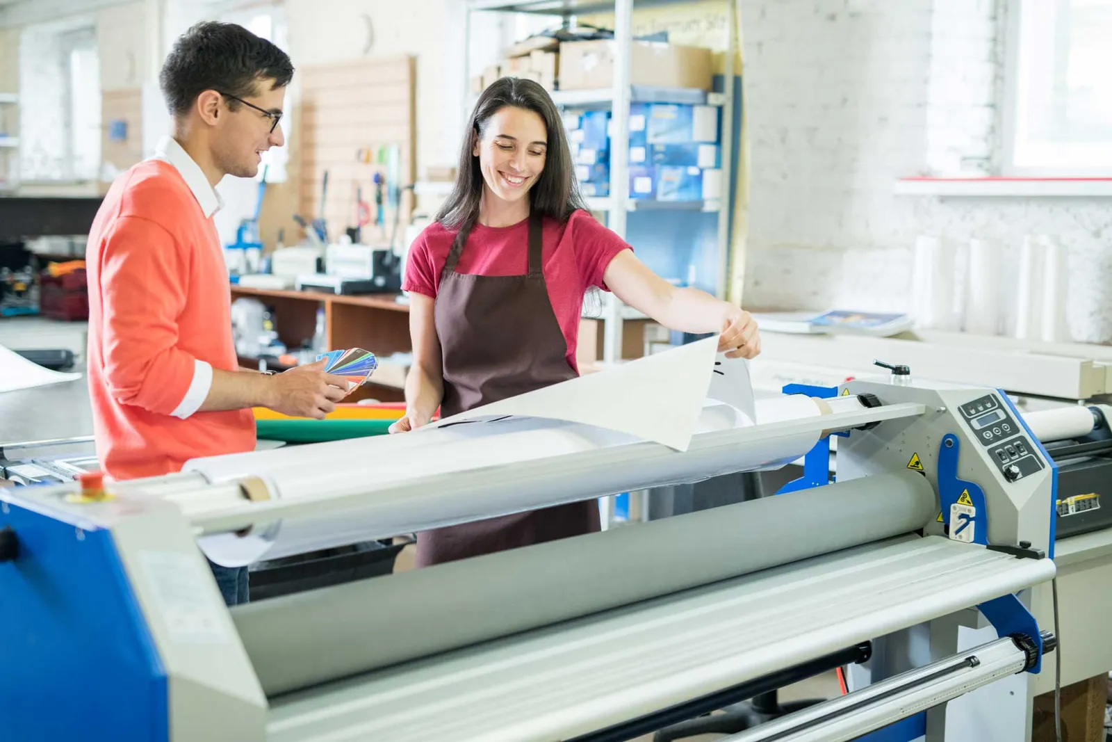 picking out color for printing